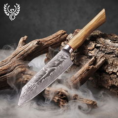 Feather Forge 7-inch Bunka by The Cooking Guild