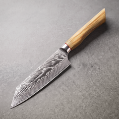 Feather Forge 7-inch Bunka by The Cooking Guild