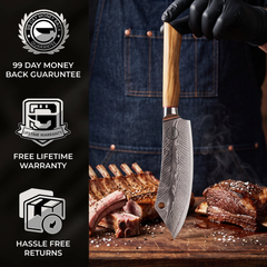 Feather Forge 8-inch Cleaver — additional product view 4