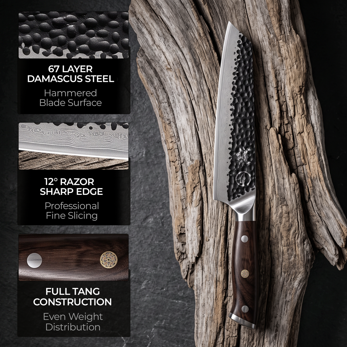 Damascus Dynasty 8-inch Kiritsuke — additional product view 3