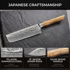 Feather Forge 7-inch Nakiri — additional product view 2