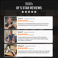 Customer reviews of The Cooking Guild knives