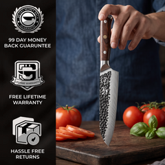 Damascus Dynasty 7-inch Santoku — additional product view 4