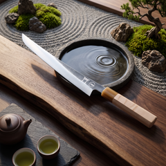 Torii Four Gates Set slicer spine and handle, hand-forged 7Cr17MoV high carbon steel