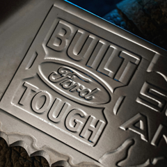 Ford F-150 50th Anniversary chef knife collector presentation view