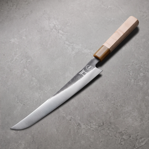 Torii 10" Sakimaru — hand-forged 7Cr17MoV steel, octagonal maple wa-handle