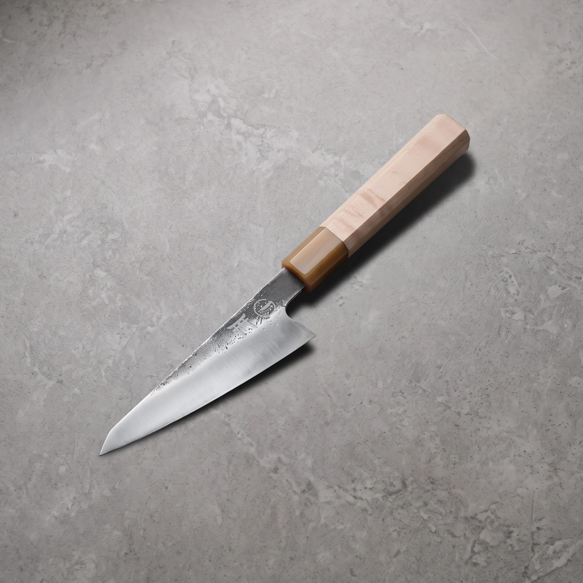 Torii 6" Petty Knife — hand-forged 7Cr17MoV steel, octagonal maple wa-handle