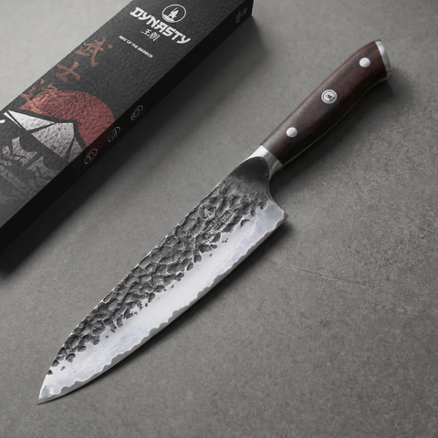 Dynasty Series 8-inch chef knife, hand-forged full-tang blade