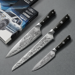 Ford F-150 50th Anniversary Chef's Knife Set by The Cooking Guild