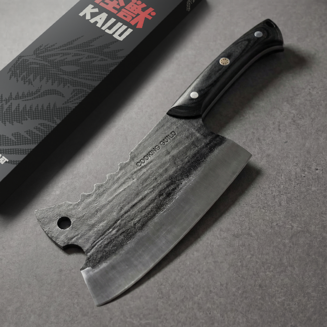 Kaiju 8-inch Bone Crusher cleaver with full tang handle