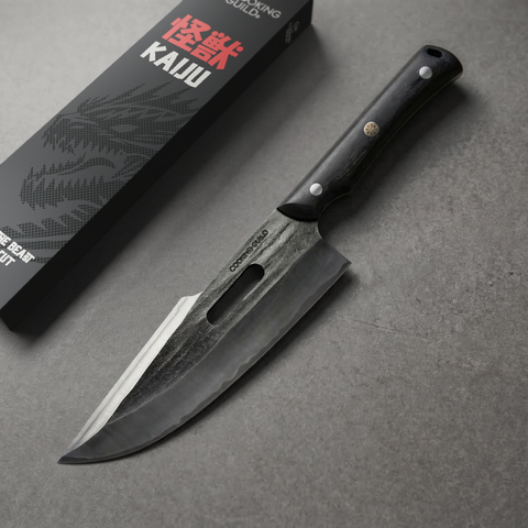 Kaiju 8-inch San Mai chef knife with SLD tool steel core